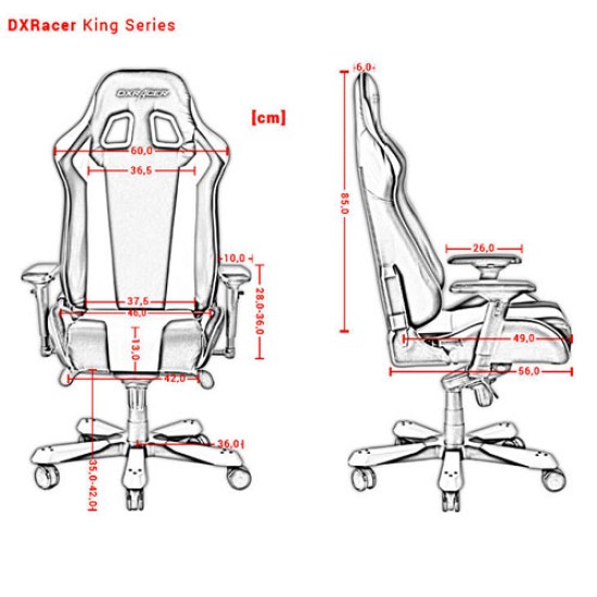 Dxracer store king dimensions